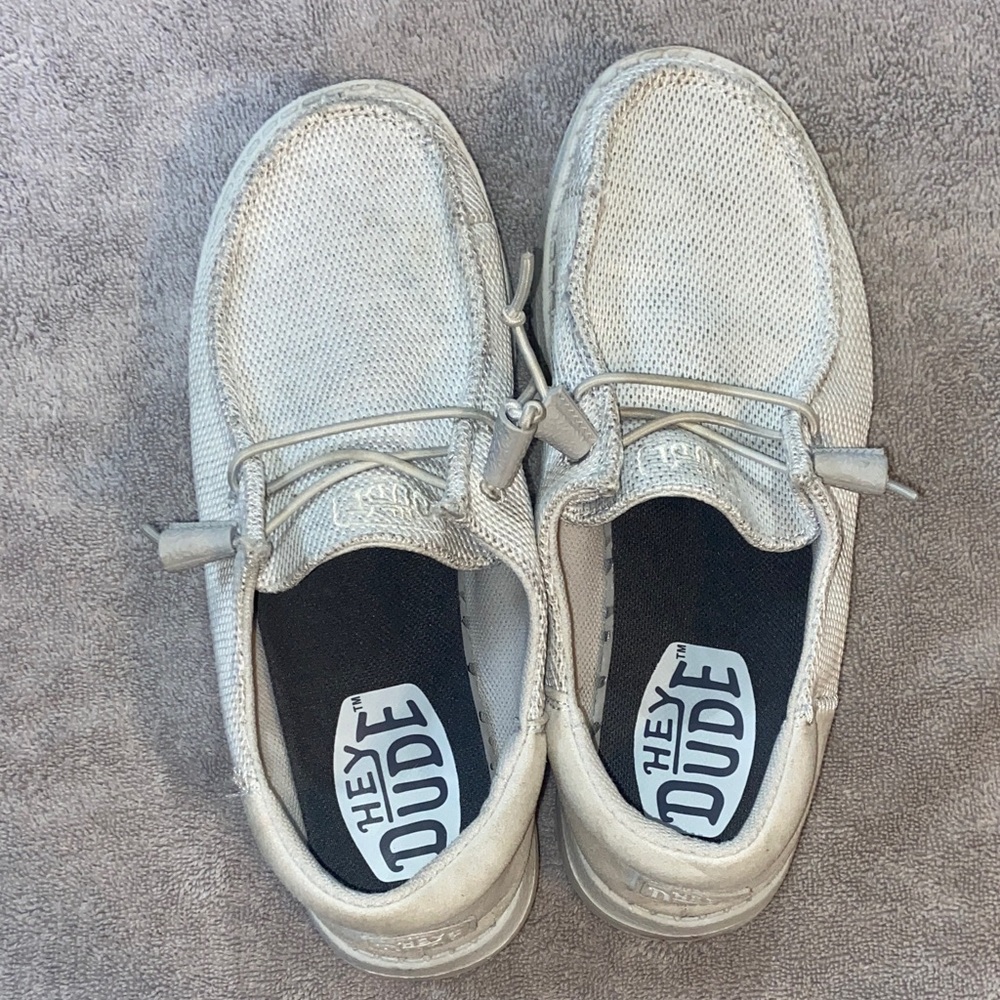 Hey Dude women Loafers - Light Gray